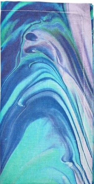 Splash Napkin in Blue & Seafoam, Set/4