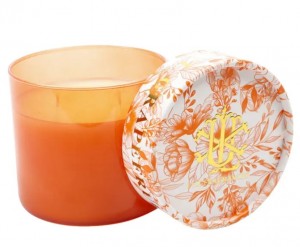 Grapefruit 15 oz 2 wick candle in glass jar