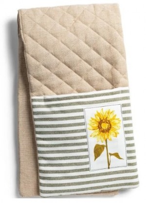 Sunflower Double Oven Mitt