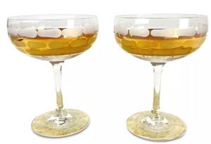 Truro Gold Classic Coupe Glass Set/2