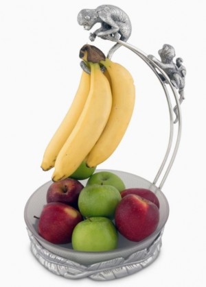 Monkey Banana Holder with Bowl