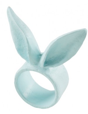 All Ears Napkin Ring Blue Set/4