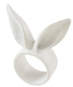 All Ears Napkin Ring White Set/4