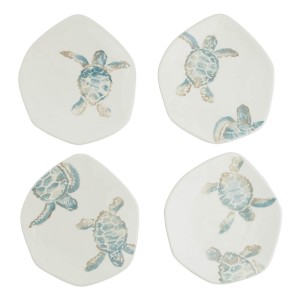 Tartaruga Assorted Salad Plates Set/4