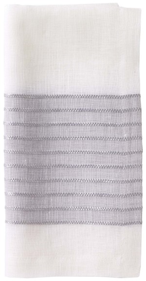 Tuxedo Pearl Napkin Set/4